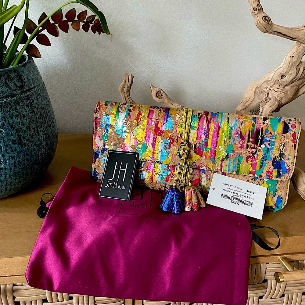 JILL HABER Rainbow Jimmy Clutch